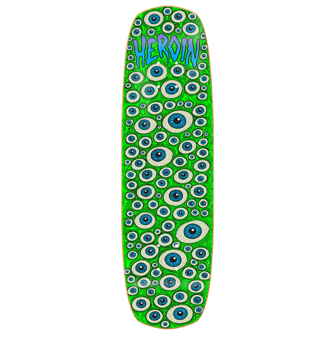 Heroin Double Shovel Green Eyes Deck - 9