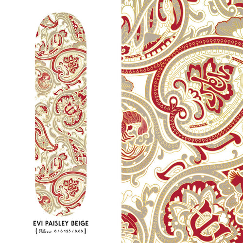 Evisen Paisley Beige Deck - 8.38