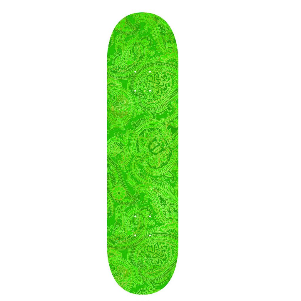 Evisen Paisley Deck (Green) - 8.125