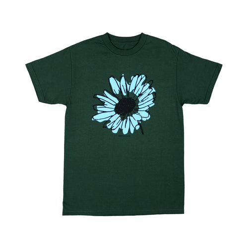Quasi Flower tee - Forrest Green