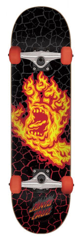 Santa Cruz Flame Hand Complete Skateboard - 8.0