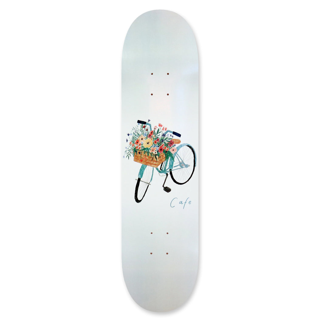 Skateboard Cafe Flower Basket Deck (Grey) - 8.38