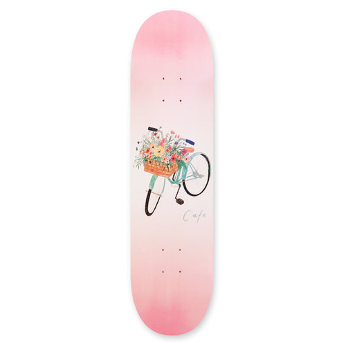 Skateboard Cafe Flower Basket Deck (Pink) - 8.125