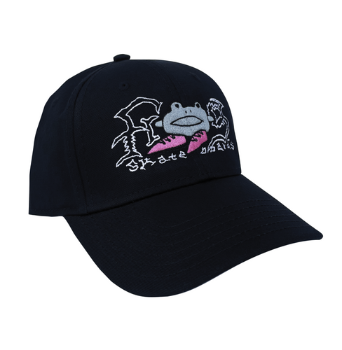 Frog Big Shoes Cap - Black