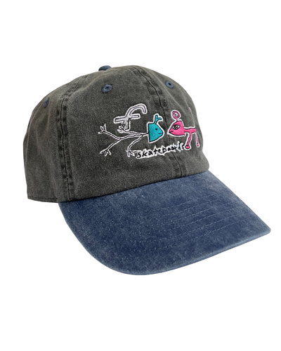 Frog Frog Exists! Cap - Black/Turquoise