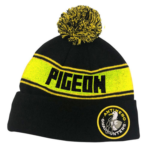 Antihero x Gnarhunters Pigeon of the Sea Beanie - Black/Yellow