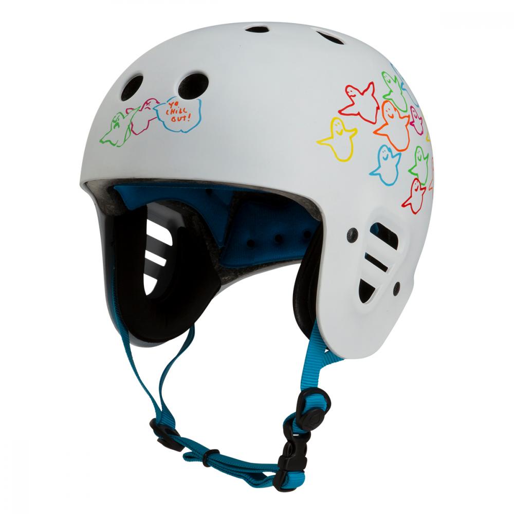 Pro-Tec Full Cut Cert Gonz Animal Bird Helmet - White/Multi