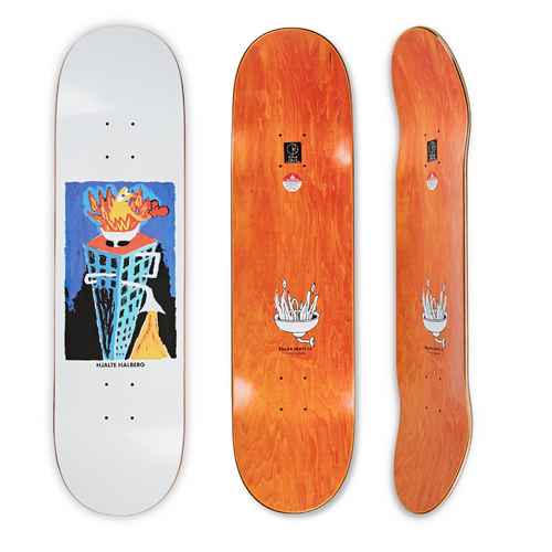 Polar Skate Co Halberg Burning Sink Deck - 8.375