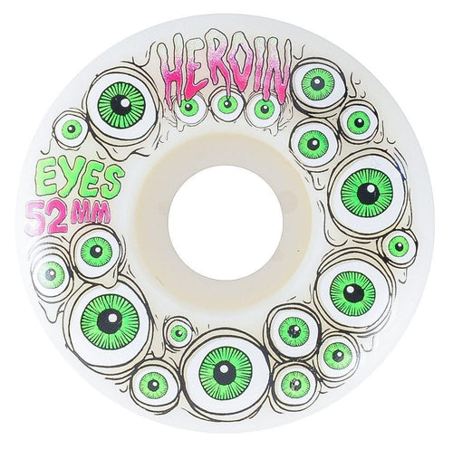 Heroin Glow in the Dark Eyes Wheels - 52mm