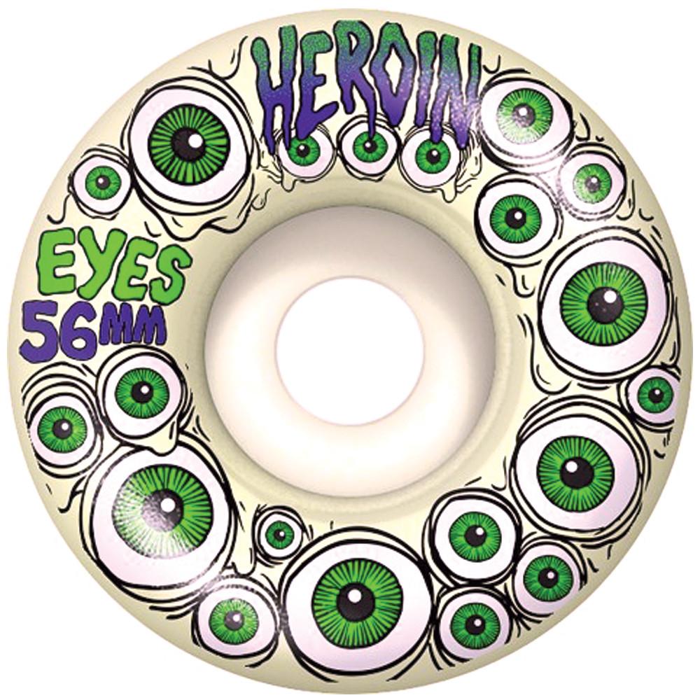 Heroin Glow in the Dark Eyes Wheels - 56mm