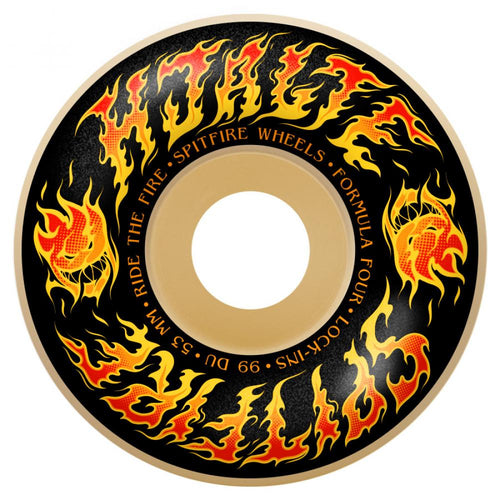 Spitfire Hjalte Cinder Lock Ins Formula Four 99d Wheels - 53mm