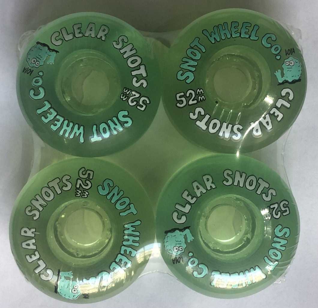 Snot Wheel Co Clear Snots 101a Wheels - 52mm