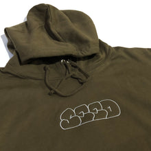 Load image into Gallery viewer, Seed Throw Embroidered Hoodie - Dark Olive