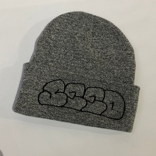 Seed Throw Logo Beanie - Grey