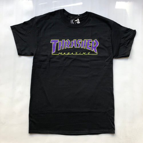 Thrasher Outlined Tee - Black