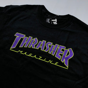 Thrasher Outlined Tee - Black