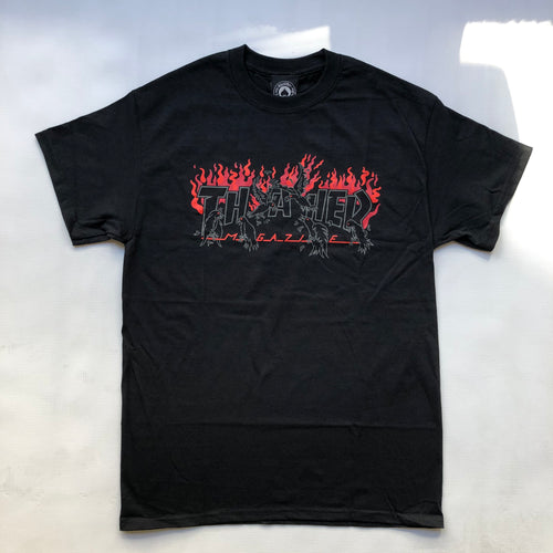 Thrasher Crows Tee - Black