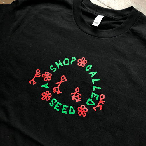 Seed Skateshop A Shop Called Seed Tee - Black