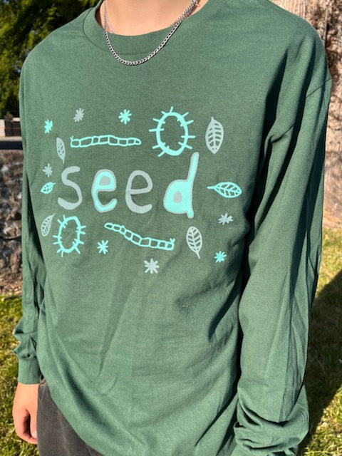 Seed Kellas 1 Longsleeve Tee - Forrest Green