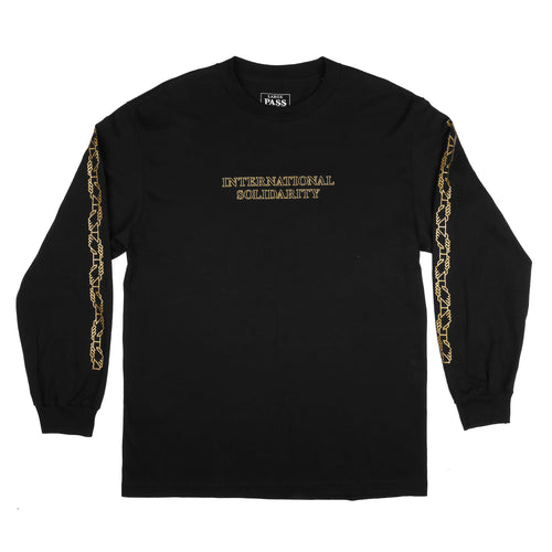 Pass~Port Intersolid Longsleeve Tee - Black
