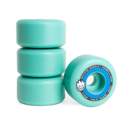 Spitfire Formula Four Ice Blue Tablets 99d Wheels - 54mm