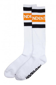 Independent B/C Groundwork Tall Socks - White