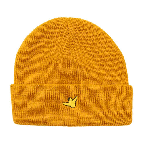 Krooked OG Bird Cuff Beanie - Khaki/Yellow