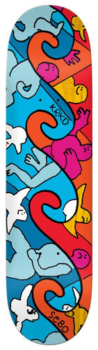 Krooked Sebo Waves Deck - 8.25