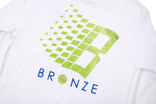 Load image into Gallery viewer, Bronze 56k B Logo Tennis Longsleeve Tee - White
