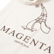 Load image into Gallery viewer, Magenta Ten Year Collection Depuis 2010 Tote Bag - Natural