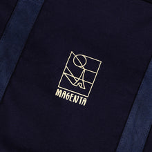 Load image into Gallery viewer, Magenta Besace Bag - Navy
