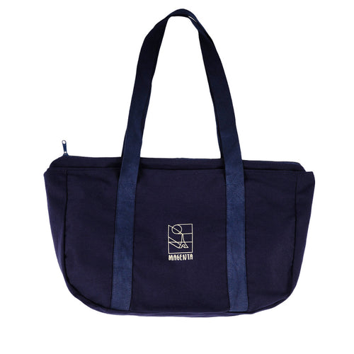 Magenta Besace Bag - Navy