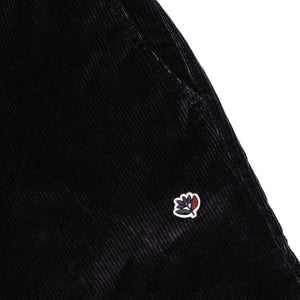 Magenta Loose Cord Pants - Black