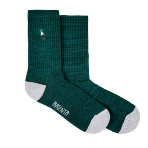 Magenta PWS Socks - Green