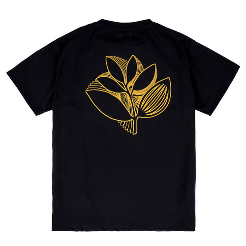 Magenta Trippy Plant Tee - Black