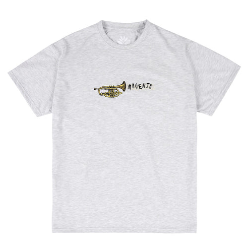 Magenta Trumpet Tee - Ash