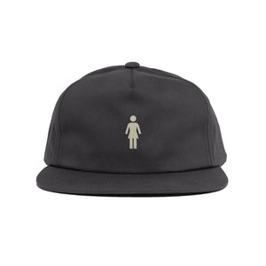 Girl Micro OG Snapback Cap - Black