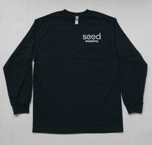 Load image into Gallery viewer, Seed Shop Logo Longsleeve - Navy