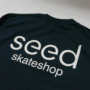 Seed Shop Logo Longsleeve - Navy