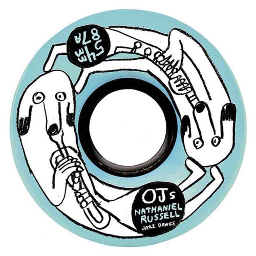 OJ Russel Jazz Dawgs Keyframe 87a Wheels - 54mm