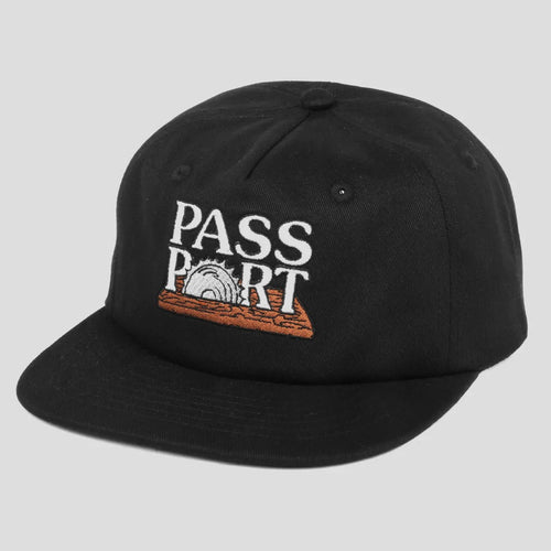 Pass~Port Circle Saw 5 Panel Cap - Black