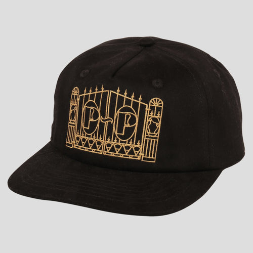 Pass~Port Gated 5 Panel Cap - Black