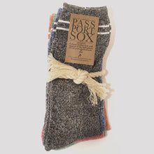 Load image into Gallery viewer, Pass-Port Hi Sox 5 Pack - Heather Multi
