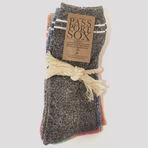 Pass-Port Hi Sox 5 Pack - Heather Multi
