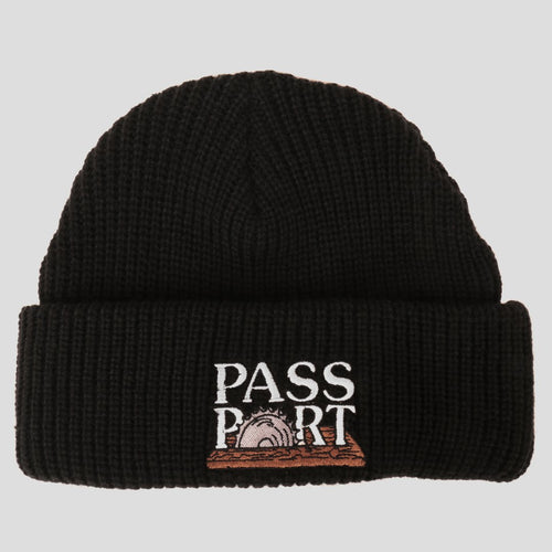 Pass~Port Circle Saw Beanie - Black
