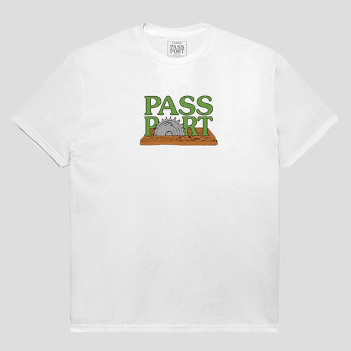 Pass~Port Circle Saw Tee - White