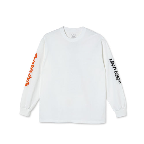 Polar Skate Co Facescape Longsleeve - White
