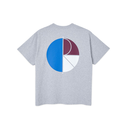 Polar Skate Co 3 Tone Fill Logo Tee - Sports Grey
