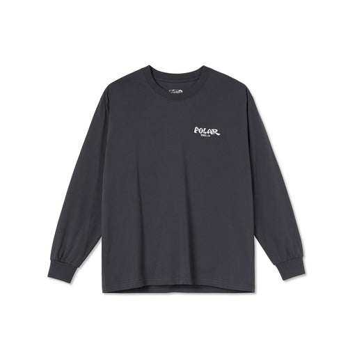 Polar Skate Co Mt Fuji Longsleeve - Graphite