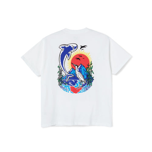 Polar Skate Co Mt Fuji Tee - White